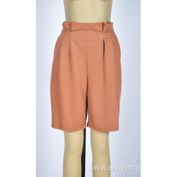 Cool Orange Shorts For Lady